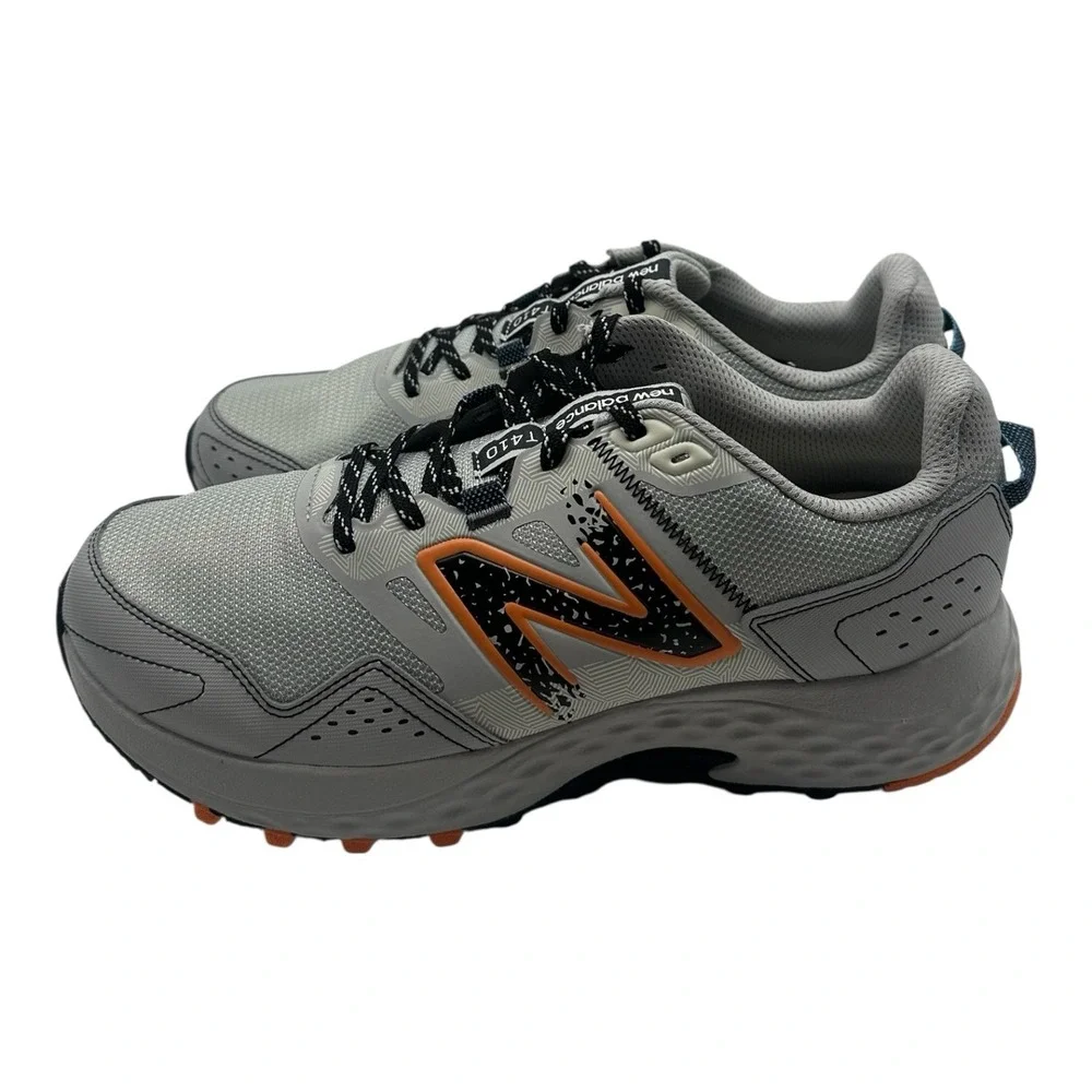 New Balance 410v8 Trail Running Shoes Men Sz 9.5‎ 4E WIDE Grey Sneakers MT410CA8